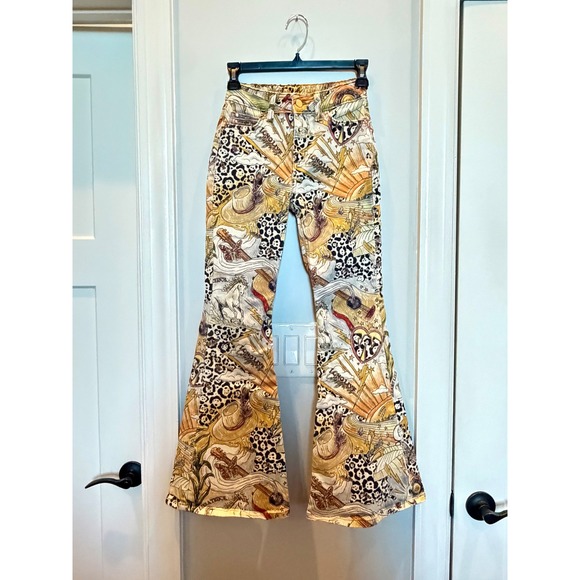 Wrangler Other - Wrangler x Lainey Wilson Girls Bell Bottom Jeans Western Print Flare Size 12XS